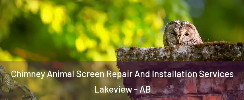 Chimney Animal Screen Repair And Installation Services Lakeview - AB