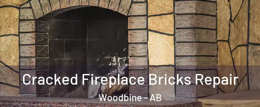 Cracked Fireplace Bricks Repair Woodbine - AB