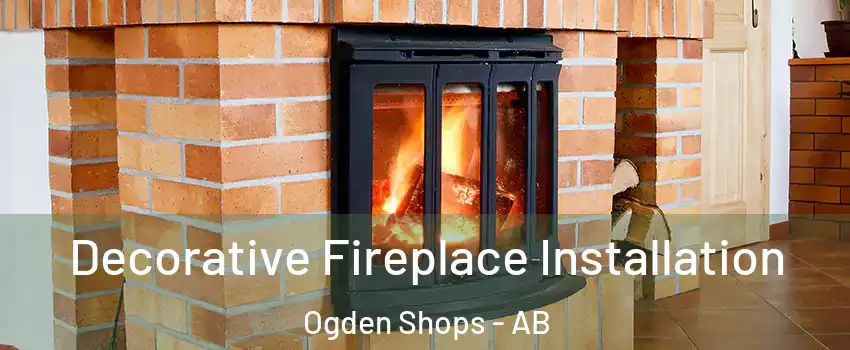 Decorative Fireplace Installation Ogden Shops - AB