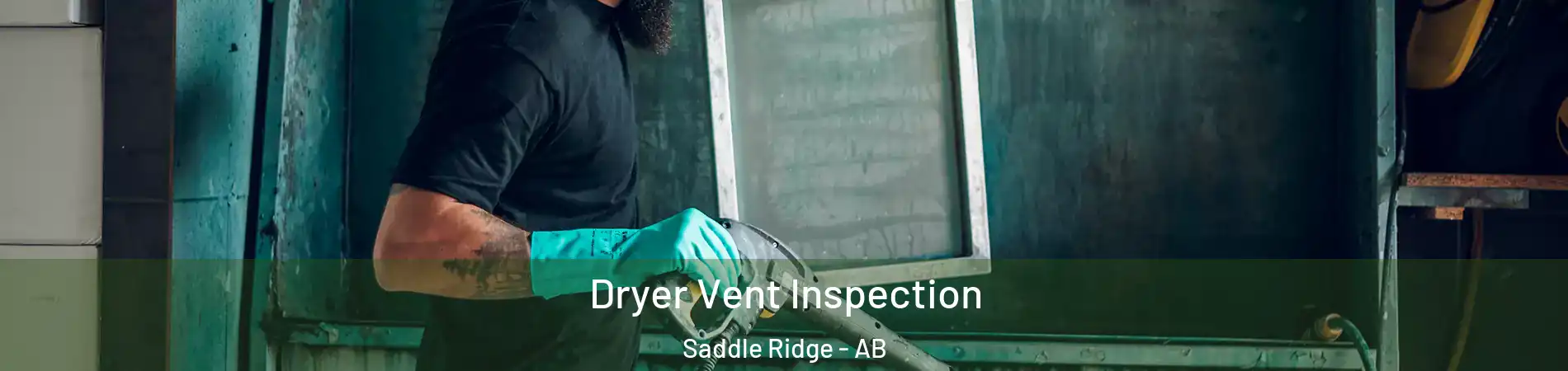 Dryer Vent Inspection Saddle Ridge - AB