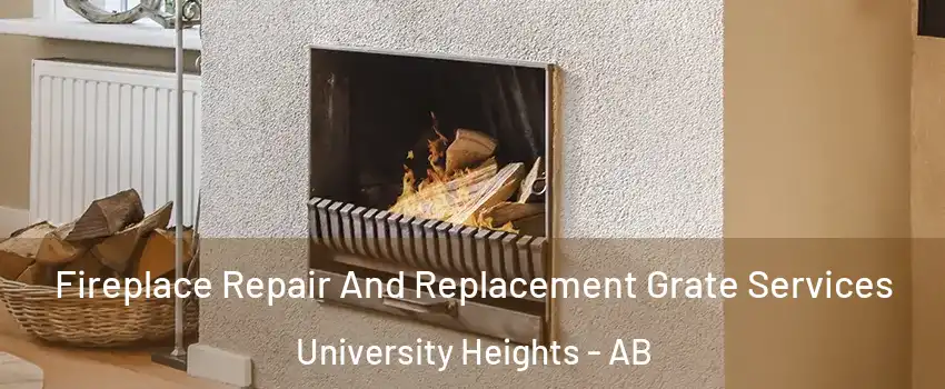Fireplace Repair And Replacement Grate Services University Heights - AB
