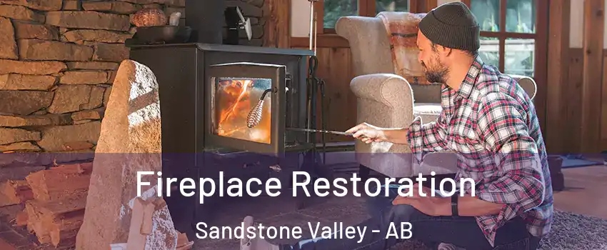 Fireplace Restoration Sandstone Valley - AB