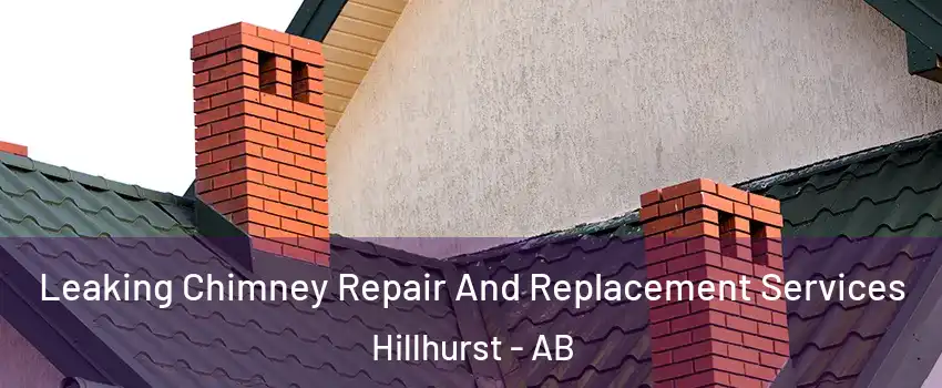 Leaking Chimney Repair And Replacement Services Hillhurst - AB