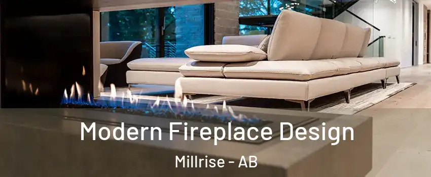 Modern Fireplace Design Millrise - AB