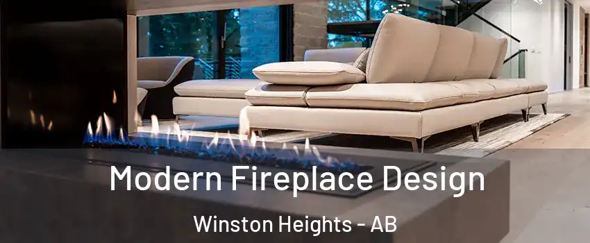 Modern Fireplace Design Winston Heights - AB