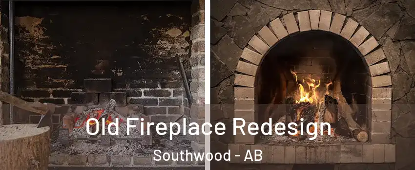 Old Fireplace Redesign Southwood - AB