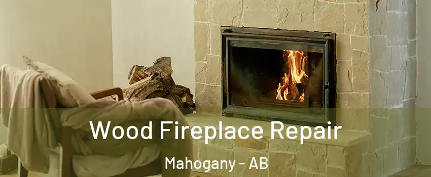 Wood Fireplace Repair Mahogany - AB